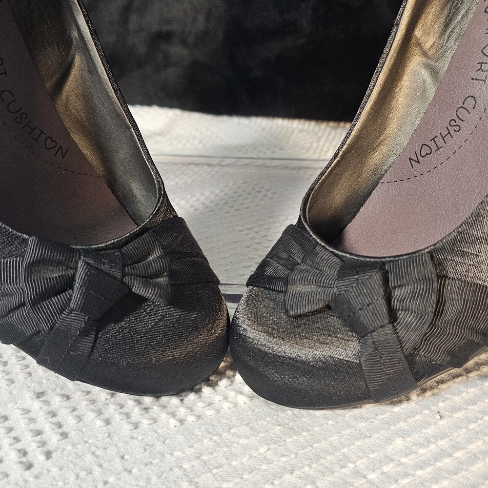 Black Jellypop Elva Dress Heel Size 9 Comfort Cushion Soles - Picture 10 of 10